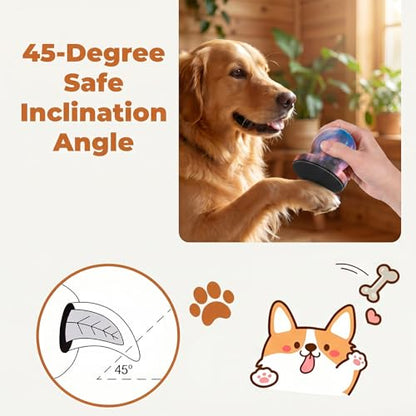 Dog Nail File with 6Pcs Replaceable Filing Disc, Dog Scratch Board for Safe and Easy Nail Care, Dogs Nails Scratch Board Ensures Smooth and Healthy Nails for Dogs and Cats
