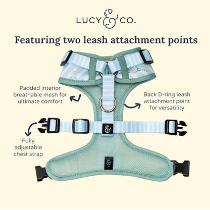Lucy & Co. The Match Point No-Pull Dog Harness - Size X-Large- Vest to Stop Pulling & Walk Easy - Comfortable Leash Training Product w/Adjustable Chest & Neck Straps - color: The Match Point No-Pull Harness, size: X-Large