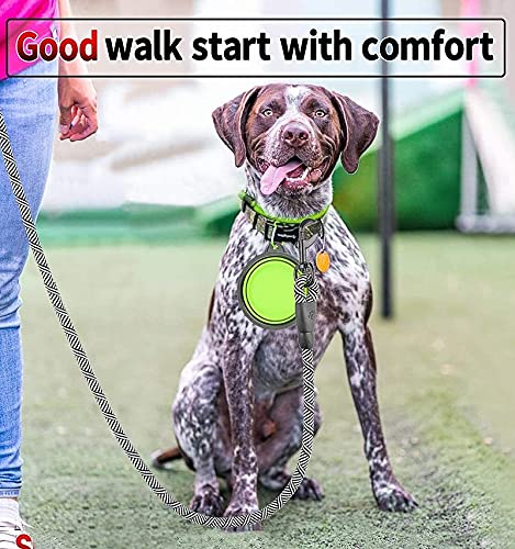 Heavy Duty Dog Leash Rope Comfortable Padded Handle Reflective Pet Leashes For Medium Large Dogs Walking Training Hiking White