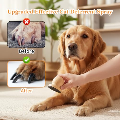 Dog Nail File Cats Scratch Pad Board Effective Grooming Trainning Claw Care Tool Smooth Healthy Safe Easy Nail Accessories with 4 Pcs Replaceable Filing Disc Sandpaper