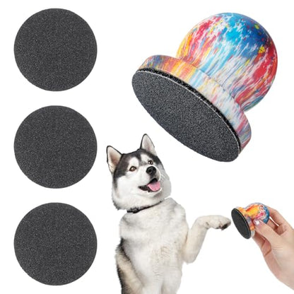 Nail File for Dogs Dog Nail Scratch Board Puppy Nails File with 3 PCS Replaceable Sandpaper