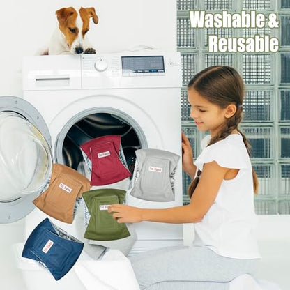 Male Dogs Diapers, Washable Reusable High Absorbing Boy Belly Bands Doggy Wraps Panties Doggie Puppy Pooping Potty Training Incontinence Marking Middle(5 Pack) - color: Plain, size: Medium (15"-17")