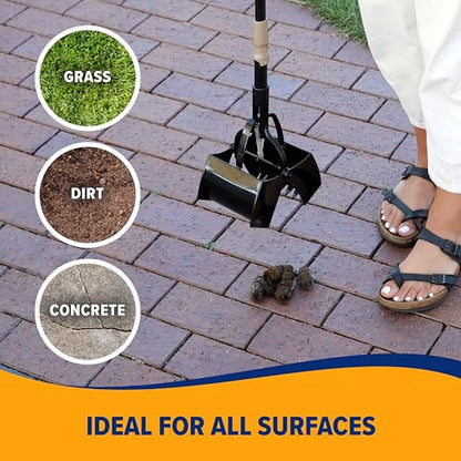 Arm & Hammer Pooper Scooper Claw Scoop Dog Poop Scooper for Yard Pet Waste Management System | One handed grabbing action makes outdoor cleanup quick, keeps hands clean while picking up after pups on daily walks outside - size: One Size, style: Claw Scoop