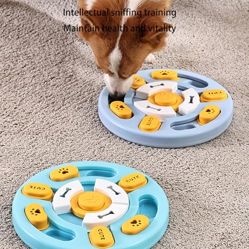 Sliding Modulel Intelligence Feeding Toy Interactively Slow Feeders Puzzles Bowl for Mental Enrichment And Training