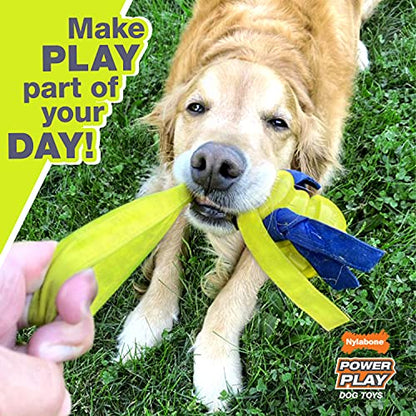 Nylabone Power Play Felt Football Gripz Fetch Toy, Squeaky Ball Chew Toy for Dogs, Medium (1 Count) (Pack of 4) - size: Medium (Pack of 4)