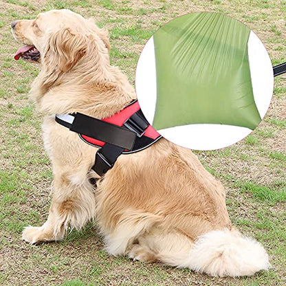 2 Pack Dog Poop Bag Dispenser with Built-in LED Flashlight, Pet Waste Bag Holder for Leash with Carabiner Clip for Lead Leash, 2 Rolls Leak-proof Doggy Waste Bags for Dog Walking, Pink, Eliamo - color: Pink