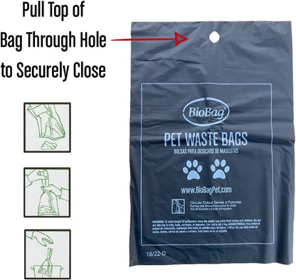 BioBag Premium Pet Waste Bags, Standard Size, 200 Count, Great For All Dog Breeds, Fits in Standard Park Dispensers - style: Standard Bags