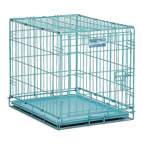 Midwest Color iCrate Folding Dog Crate Blue