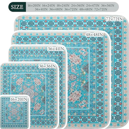 Homimp Guinea Pig Cage Liners, 2 Pack Washable Pee Pads for Dogs, Waterproof & Leakproof Puppy Pee Pads, Super Absorbent Reusable Bedding with Anti-Slip Backing for Rabbit,Bunny,Hamster, Blue, 24"x47" - size: 24"x47"(Pack of 2)