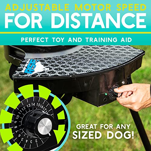 Franklin Pet Supply Co. Automatic Disc Launcher for Dogs - Ready Set Fetch Automatic Disc Tosser Dog Toy for Fetch - Portable Thrower Toy - Battery Powered - style: Disc Launcher