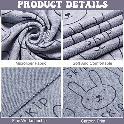 Peryiter 8 Pcs Dog Drying Towels Bulk 55'' x 28'' Pet Grooming Absorbent Microfiber Dog Bath Towels Quick Drying Puppy Bathing Towel for Small Medium Large Cats Pets Bathing Grooming(Grey) - color: Grey