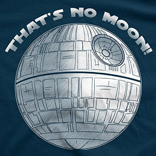 Maternity Thats No Moon Cute T Shirt Funny Pregnancy Announcement Baby Bump Tee - color: Heather Navy, size: XX-Large