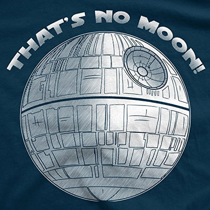 Maternity Thats No Moon Cute T Shirt Funny Pregnancy Announcement Baby Bump Tee - color: Heather Navy, size: XX-Large