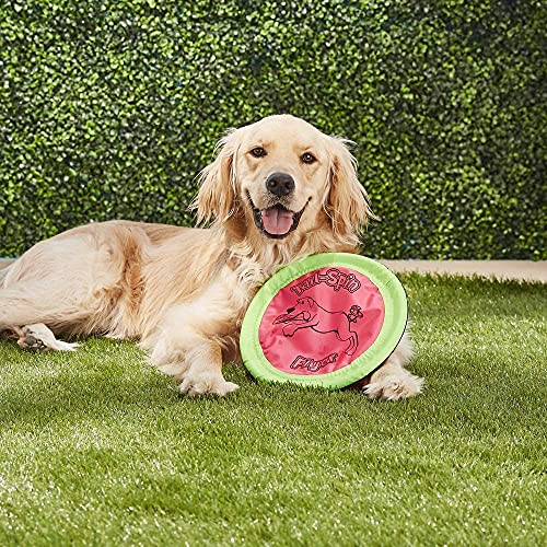 Booda 3 Pack of Tail-Spin Flyer Dog Toys, 10-Inch