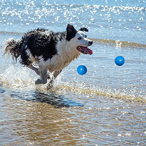Indestructible dog balls, Solid Rubber Bouncy Balls for Dogs Aggressive Chewers,100% Safe & Non-Toxic, Floating Durable Dog Chew Ball for Medium&Large Dogs to Training, Play, Exercise and Fetch.