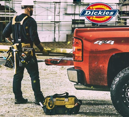 Dickies 2-Pocket Canvas Work Waist Apron, Suitable for Woodworkers, Artists, and Other Craftspeople - color: Black, style: Case of 6