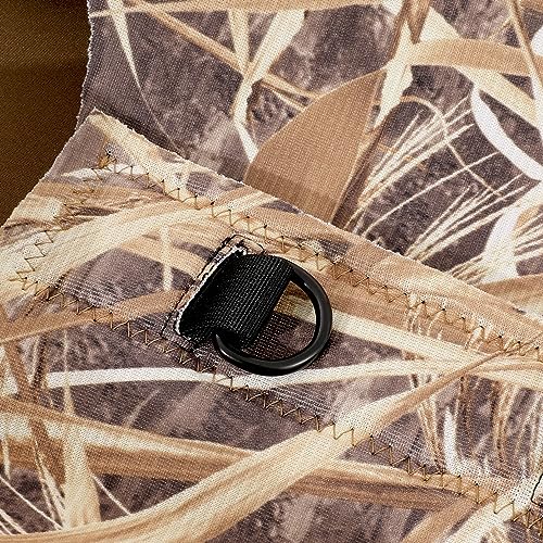AUSCAMOTEK Neoprene Dog Vest for Duck Hunting - Insulated Camouflage Vest for Waterfowl Retriever - size: XXL