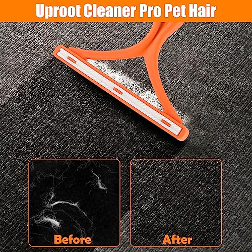 Upgrade Dog Washing Hose Attachment, 8 Spray Patterns Dog Wash with 3.5oz 100cc Soap Dispenser, Dog Washing Gloves, Dog Bath Brush, Suitable for Watering Plant, Patio, Cleaning, Showering Pet - color: Orange