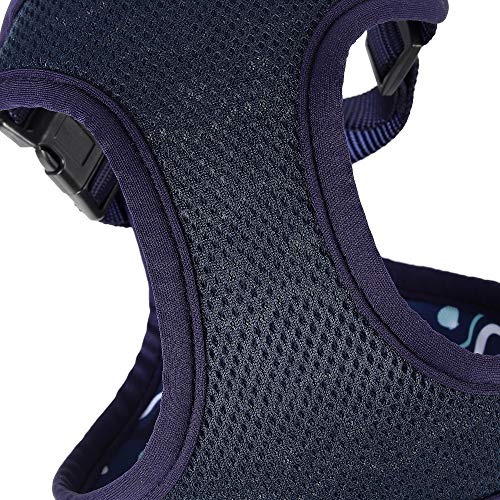 Mile High Life Step in Dog Harness for Small Dogs No Pull, Easy Get on Air Mesh Vest Harness, Adjustable Easy Closures Both Neck and Chest (Blue, XS Chest 11.4"-16.1") - color: Vest Harness Blue, size: XS Chest 11.4"-16.1"