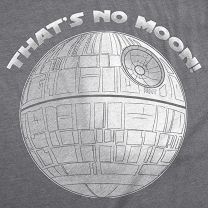Maternity Thats No Moon Cute T Shirt Funny Pregnancy Announcement Baby Bump Tee - color: Dark Heather Grey, size: Small