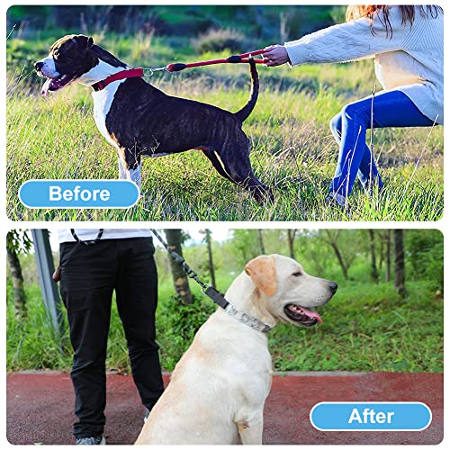 Dog Prong Collar, Adjustable Dog Training Collar with Quick Release Buckle for Small Medium Large Dogs - color: Black, size: L/3.5mm (Neck: 18"-20" Weight: 70 lbs)