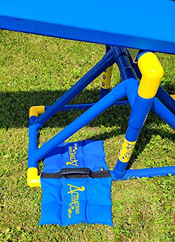 ActiveDogs Agility Saddlebag Sand Bag w/Weights 13# - Non-Constricting Saddlebags for Stabilizing Dog Agility Tunnel Equipment Indoor or Outdoor