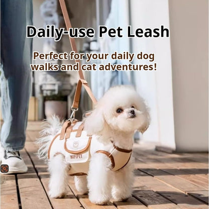 6-in-1 Hands Free Pet Carrier Backpack for Dogs & Cats - Convertible Shoulder Sling, Leash & Lift Harness, Portable Breathable Design Small Dog Carrier Slings for Puppies, Yorkie (4-8 lbs) - size: 8.8"L x 5.4"W x 2.9"H
