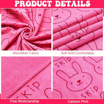 Peryiter 8 Pcs Dog Drying Towels Bulk 55'' x 28'' Pet Grooming Absorbent Microfiber Dog Bath Towels Quick Drying Puppy Bathing Towel for Small Medium Large Cats Pets Bathing Grooming(Pink) - color: Pink