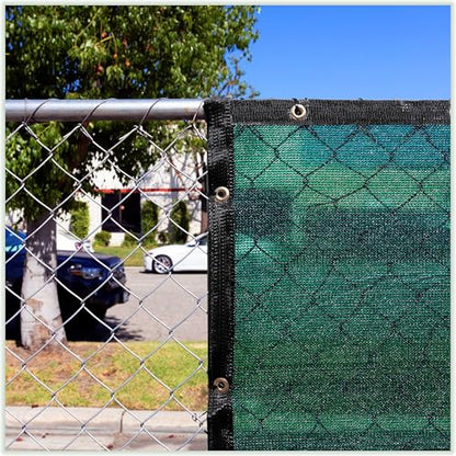 ColourTree 2' x 3' Green Custom Size Shade Cloth with Grommets - 90% Sunblock, Durable Mesh Fabric Tarp for Dog Kennel Cover, Fence Privacy Screen, Greenhouse, Chicken Coop & Pet Playpen. - color: Green, size: 2' x 3' Custom Size