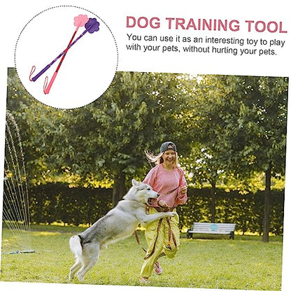 Healifty 2Pcs Paw Shaped Rubber Dog Training Tool Small for Puppy Obedience Improvement Pet Training Equipment Flexible Lightweight Gift