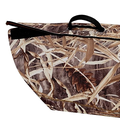 AUSCAMOTEK Neoprene Dog Vest for Duck Hunting - Insulated Camouflage Vest for Waterfowl Retriever - size: XXL