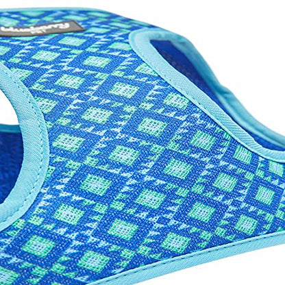 Blueberry Pet Southwestern Tribal Lozenges Stylish Green Dog Harness Vest, XS, Adjustable Harnesses for Puppies Small Dogs - color: Stylish Green, size: (15 1/2"-16 1/2") Chest Girth (Pack of 1)