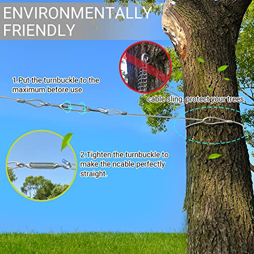 Dog Tie Out Cable - 100 ft Long Dog Cable with 10 ft Run Cable for Yard Training Running Camping Hiking Outdoor - Heavy Duty Chew Proof Lead Leash with Buffer Spring for Small Medium Large Dogs - color: Silver