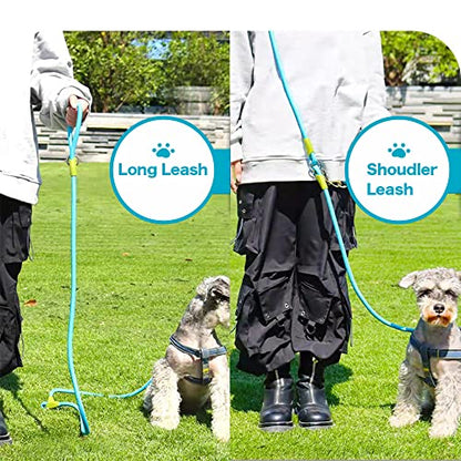 Hands Free Dog Leash - 13ft Reflective Rope for Large, Medium & Small Dogs - Walking, Jogging & Running, Dog Training Leash (Pink, 13Ft) - color: Pink