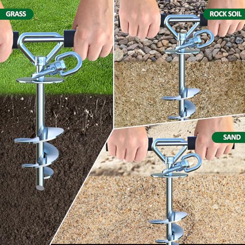 catapamey Dog Tie Out Cable and Stake,with 2x20 Feet Heavy Duty Cable(up to 200lbs),360° Swivel Dog Run Anchor,Runner for Yard-No Tangle,Ideal for Outdoor Camping