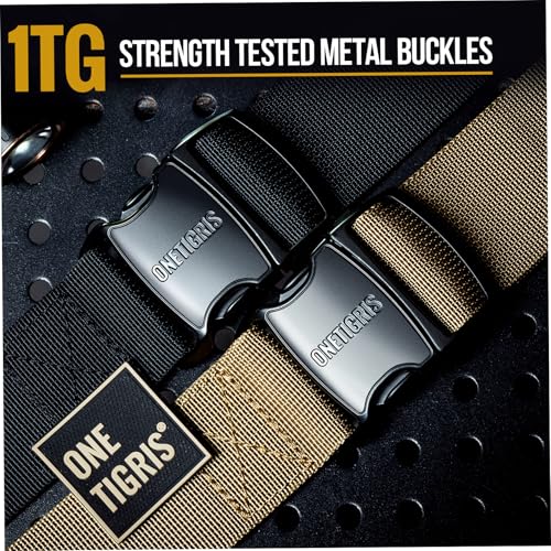 OneTigris Tactical Large Dog Harness, 5X Metal Buckled No Pull Service Dog Harness Vest with Hook & Loop Panels, Military Heavy Duty Dog Vest for Walking Hiking Training - color: Black, size: XL