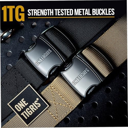 OneTigris Tactical Large Dog Harness, 5X Metal Buckled No Pull Service Dog Harness Vest with Hook & Loop Panels, Military Heavy Duty Dog Vest for Walking Hiking Training - color: Black, size: XL