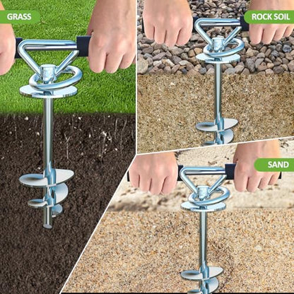 Dog Tie Out Stake,360° Swivel Runner for Yard,Run Anchors for Large up to 200 lbs,Leads for Yard Heavy Duty-Use Any Tie Out Cable or/Sand/Camping (Dog Stake) - size: dog stake (upgrade)