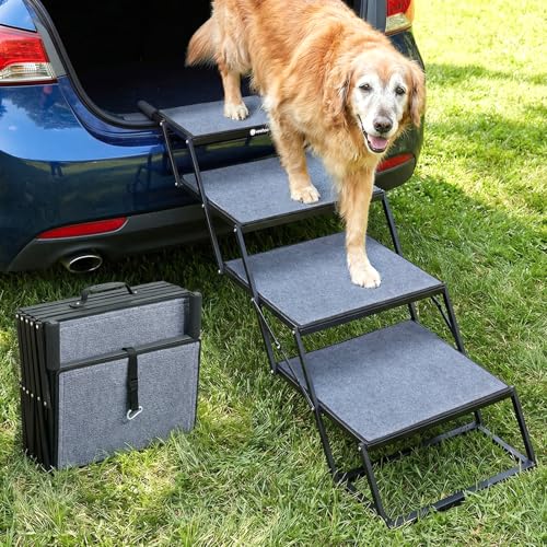 Veehoo Foldable Dog Ramp for Car Truck Extra Wide 20"