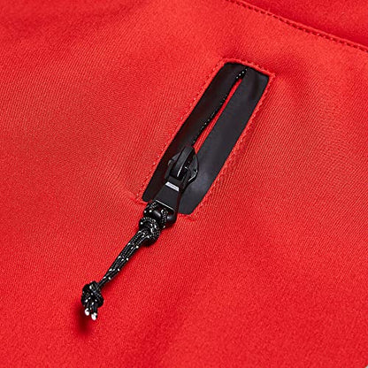 Blueberry Pet Windproof Waterproof Reflective Softshell Dog Jacket, Red, Size 14 - color: Red, size: Size 14