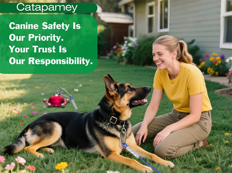Catapamey Dog Tie Out Cable and Stake for Yard,(up to 200lbs) with 2x20 FT Heavy Duty Cables,360° Swivel Dog Run Anchors- No Tangle,Ideal for Outdoor Camping - size: dog stake Red/2×20 ft/200lbs