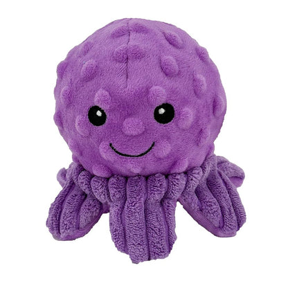 Pet Lou Octopus EZ Squeaky Ball, Set of 2, 4-inch Width