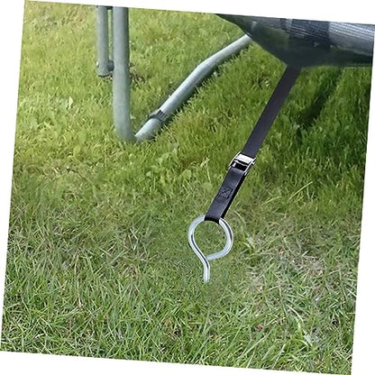 HEMOTON Dog Tie Out Stake Heavy Duty Portable Dog Ground Anchor for Secure Outdoor Use Spiral Design Durable Material for Camping Stable Performance