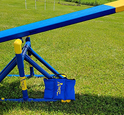 ActiveDogs Agility Saddlebag Sand Bag w/Weights 13# - Non-Constricting Saddlebags for Stabilizing Dog Agility Tunnel Equipment Indoor or Outdoor