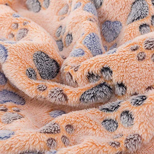 Allisandro Luxurious Dog Blanket, 350 GSM Super Fuzzy Microplush Fleece Pet Blankets for Small Medium Large Dogs and Cats, Brown, 40 x 32 Inches - color: Brown, size: 40" x 32"