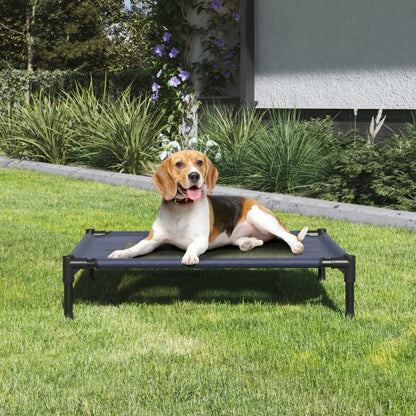 PETMAKER Elevated Dog Bed Cover - 30x24-Inch Replacement Pet Bed Cover with Mesh Panel - for Indoor/Outdoor Use - Dog Cot Not Included (Blue) (Pack of 2) - size: Medium (Pack of 2)