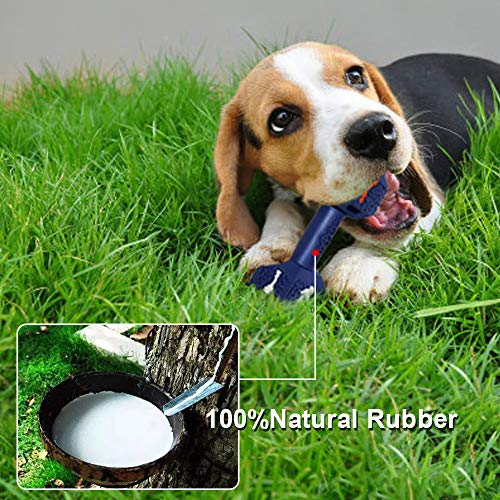 Dog Chew Toys for Aggressive Chewers,Food Grade Non-Toxic Dental Pet Toy,Tough Durable Indestructible Dog Toys for Small Dogs.Blue（8IB-15IB） - color: Large 5.7IN Blue