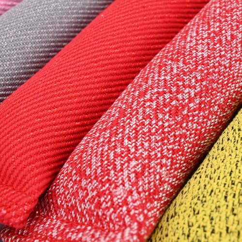 Clysoru Dog Tug Toy Double Pack Tough Jute Bite Pillow Training Equipment Puppy to Large Dogs Interactive - color: red green