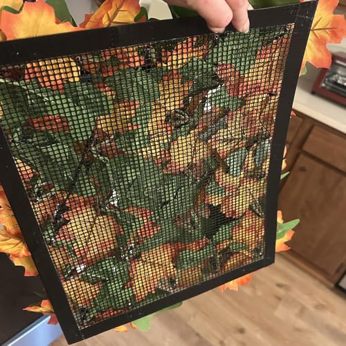 Maple Leaf Mat, 21.6"x19.7" Works as Fall Home Decorations & Dog Snuffle Mat, Pet Jungle Slow Feeder Sniff Mat for Natural Foraging Skill Training, Anxiety Relief Mind Stimulation Puzzle Toys