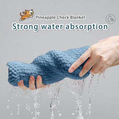 NVNAN Microfiber Dog Towel for Drying Dogs, 40 x 24 Inch Super Absorbent Pet Bath Towel, Soft Quick-Drying Grooming Towel for Small & Large Dogs, Cats, Puppies, Blue - color: Blue